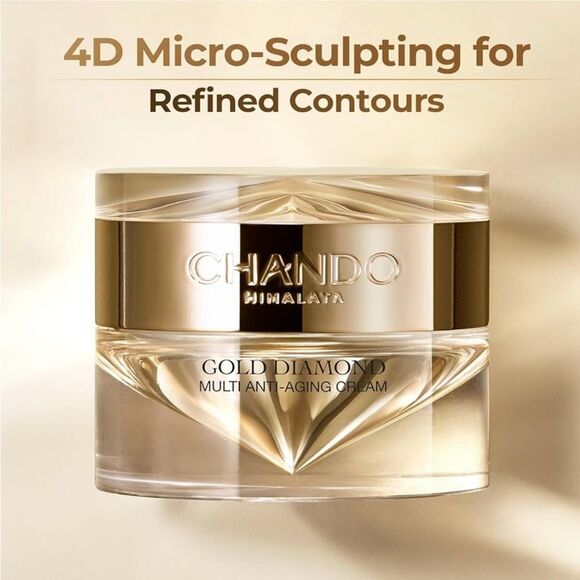 NWT Chando Gold Diamond Multi Anti-aging Cream - Picture 1 of 10